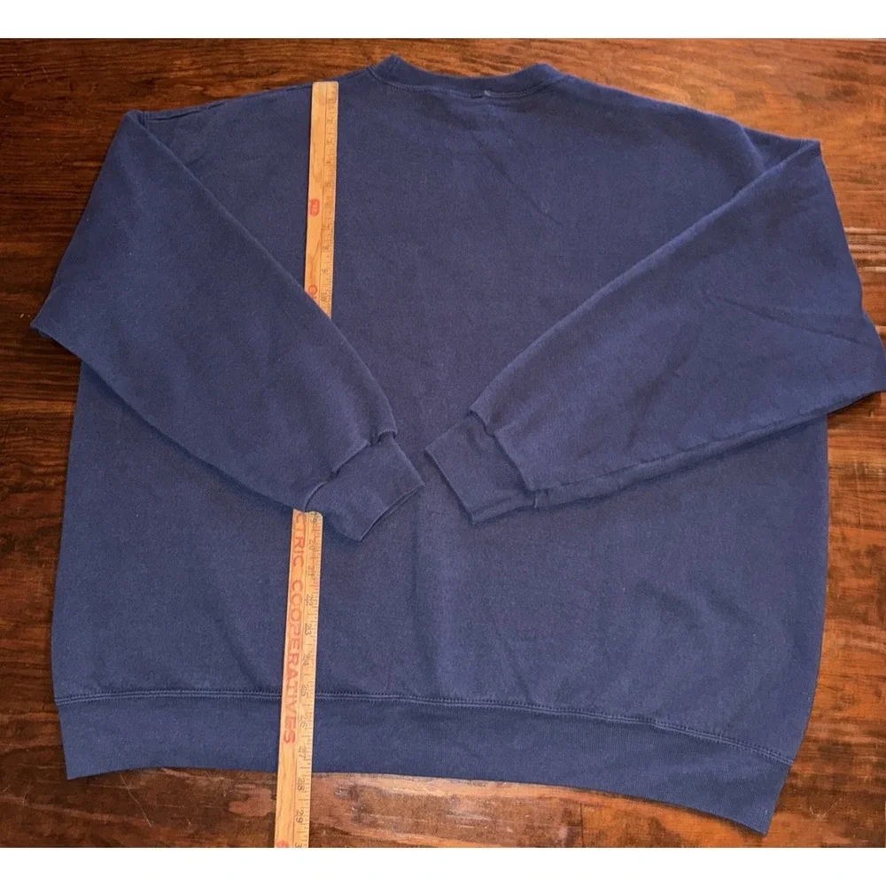 Vintage NFL Team Apparel Navy Blue St. Louis Rams Crewneck Sweatshirt No‎ Size